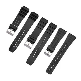 สายนาฬิกา สายยางทรง Sport สำหรับ Casio และนาฬิกาทั่วๆ ไป มีขนาด 18mm, 20mm และ 22mm