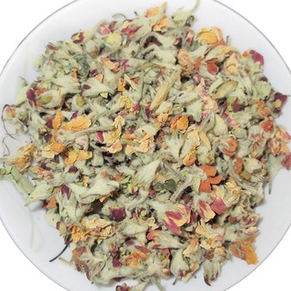 สดใหม่👍🏻ชาดอกไม้，ดอกแอปเปิ้ล（苹果花）Flowers tea，100 กรัม /250g/500g ถุง ช่วยแก้ไอ ปรับปรุงภูมิคุ้มกัน ขจัดความชื้น