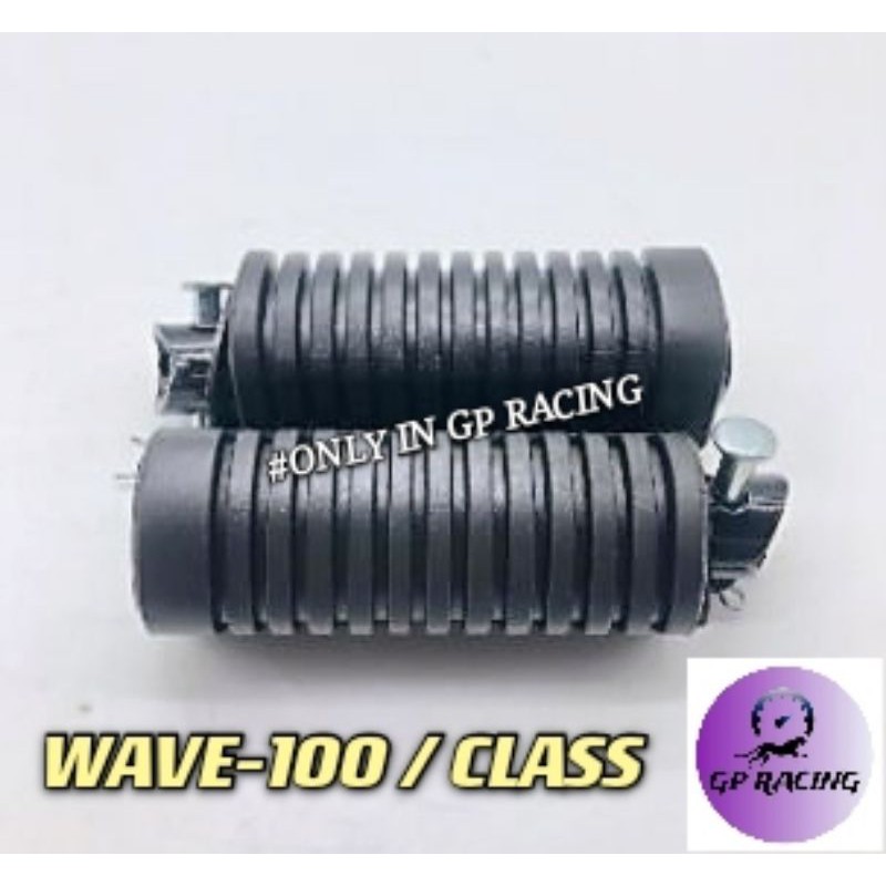 WAVE-100 / CLASS REAR FOOT REST SET "GP RACING"