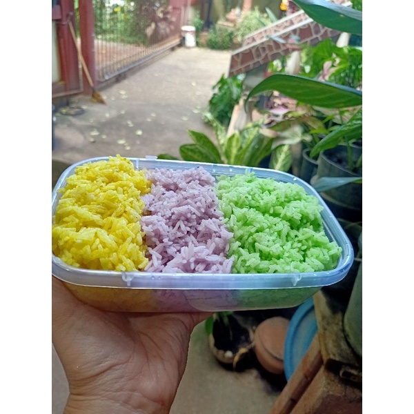ลูกแป้งข้าวหมากม่วงอัญชัน เขียวใบเตย  แป้งข้าวหมากสูตรหวานธรรมชาติ เพิ่มสีสันข้าวหมากได้ง่ายๆในขั้นตอนเดียว