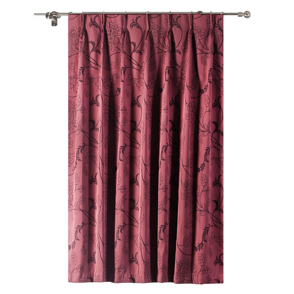 ผ้าม่านจีบ PASAYA 17122CLH 100x225 ซม. สี GARNET ผ้าม่านประตู CURTAIN ผ้าม่านและมู่ลี่