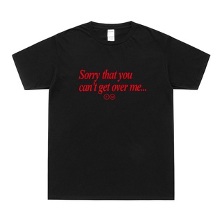 ถูกสุดๆเสื้อยืดลําลอง ผ้าฝ้าย แขนสั้น พิมพ์ลายตัวอักษร Sorry that you Not Have over me Red แฟชั่นฤดูร้อน สําหรับผู้ชาย x