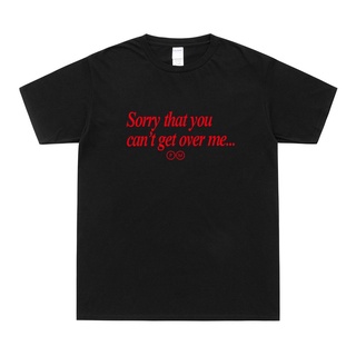 ถูกสุดๆเสื้อยืดลําลอง ผ้าฝ้าย แขนสั้น พิมพ์ลายตัวอักษร Sorry that you Not Have over me Red แฟชั่นฤดูร้อน สําหรับผู้ชาย x