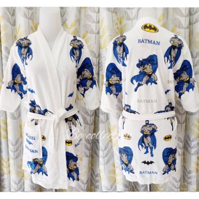 ผ้าเช็ดตัวเด็ก Batman motif ชุดกิโมโน
