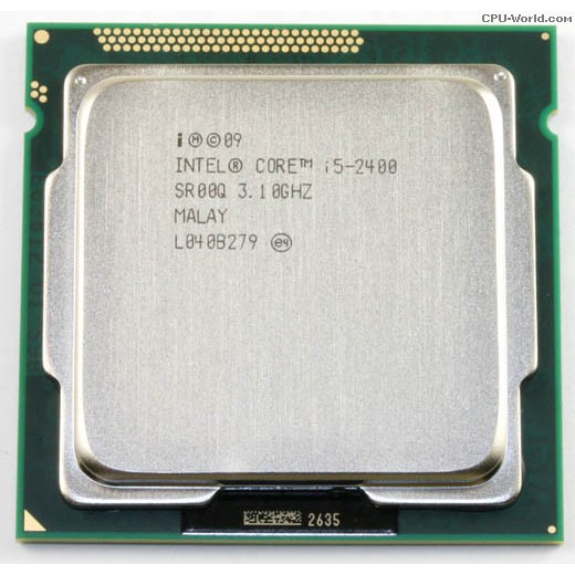 Intel Core i5 2400 โปรเซสเซอร์ 6M แคชสูงสุด 3.10 GHZ 6 MB 6MB LGA1155 1155 LGA h61 เมนบอร์ด mb