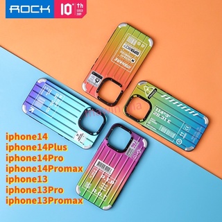 Rock Design เคสiPhone 14/14Plus/14Pro/14Promax/iPhone 13 Pro max กันกระแทก สุดเท่มีสไตล์ ขอบนิ่มหลังแข็ง