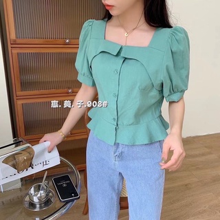 พร้อมส่ง‼️Sinop Top🌼เสื้อเชิ้ตกระดุมหน้า🧺