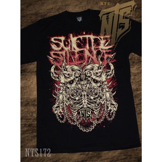 เสื้อยืดสวยๆNTS 172 Sicode Silence ROCK เสื้อยืด เสื้อวง เสื้อดำ สกรีนลายอย่างดี ผ้าหนานุ่ม ไม่หดไม่ย้วย NTS T SHIRT S M