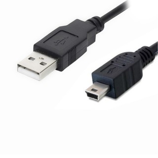 สาย USB2.0 to Mini 5 Pin สายหนาคุณภาพดี สีดำ ยาว 5เมตร