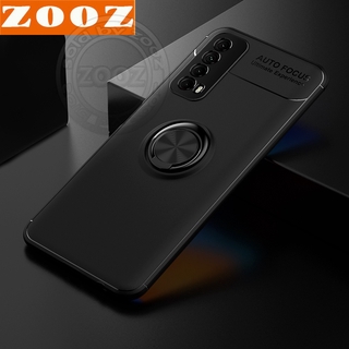 Huawei Y7a Y9a (2020) P Smart (2021) Soft Rubber Case Armor Magnetic Ring Cover Y7a Y9a Phone Casing for  Huawei Y 7A 9A Y7 Y9 a Y7a/2020 Y9a/2020