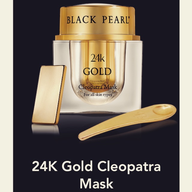 Black Pearl 24k Gold Cleopatra Gold Mask