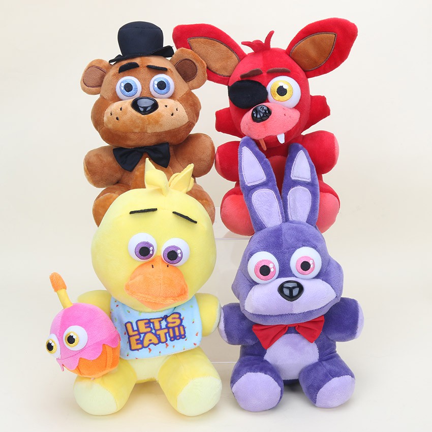 18-25cm Five Nights At Freddy's 4 FNAF Freddy Fazbear Bear Plush Toys ตุ๊กตา