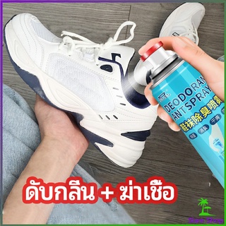 สเปรย์ดับกลิ่นรองเท้า ซิลเวอร์ไอออนระงับกลิ่นกาย  ดับกลิ่นรองเท้าหนัง shoe deodorant