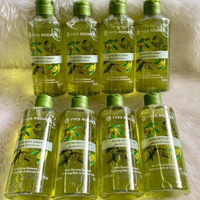 Yves Rocher Relaxing Olive Petitgrain Shower Gel 400ml Shopee Thailand