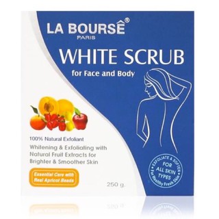 LA BOURSE WHITE SKRUB ครีมขัดผิวขาวลาบูส 250กรัม