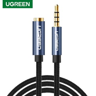 Ugreen 3.5mm Stereo Audio Extension Cable Aux trrs mic support สายต่อหูฟัง