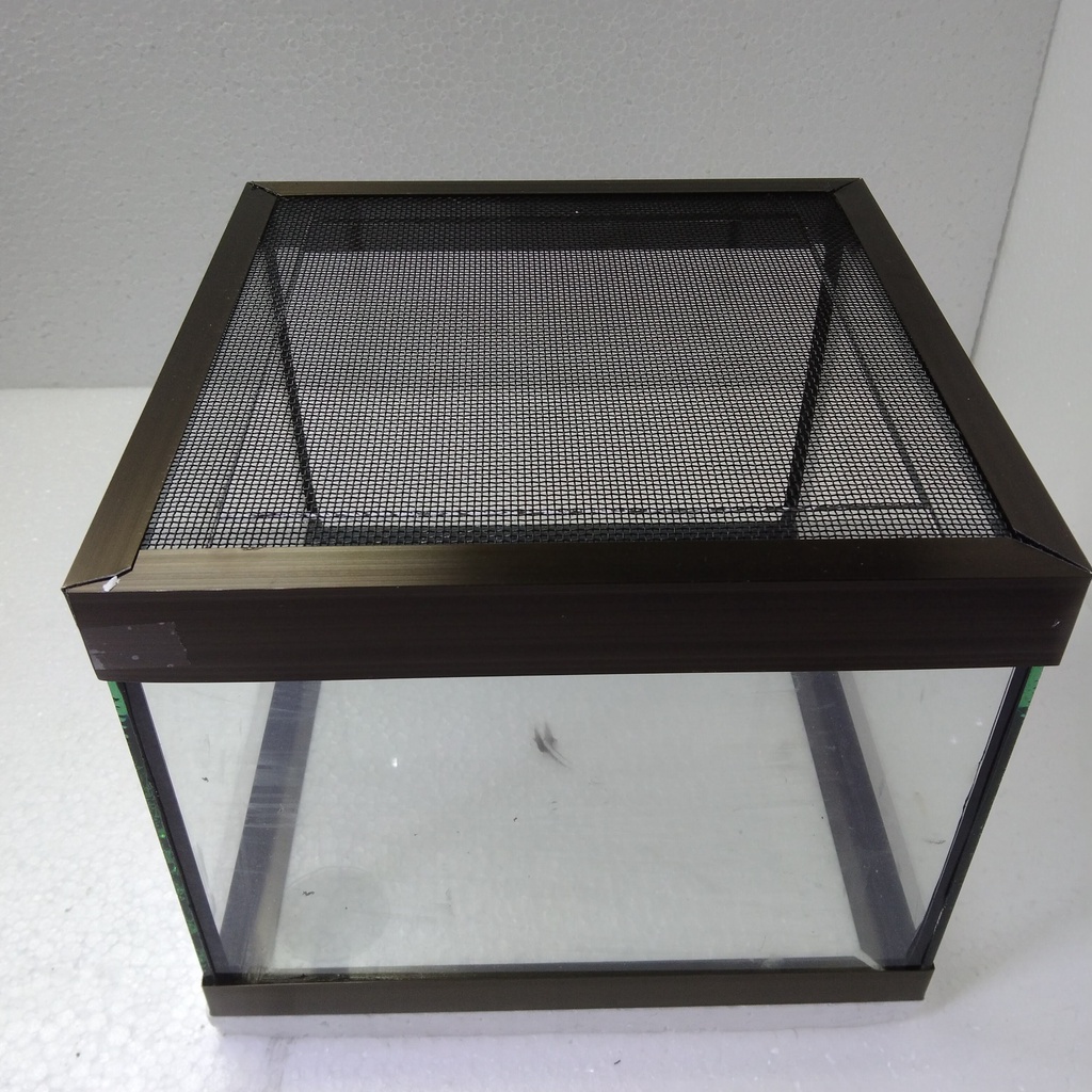 ตู้ตะแกรง ตู้เลี้ยงปลา โหลปลา อลูมิเนียมขนาด พร้อมฝาปิดอลูมิเนียมมีตาข่าย 6x6x8” และขนาด 8x8x6"