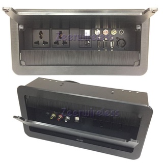 POP UP HDMI VGA AV USB Desktop Sockets ส่งจากไทย