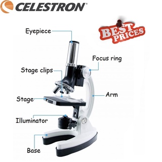 ของแท้100% Celestron 100x / 600x / 1200x Biological Microscope Kit กล้องจุลทรรศน์ สำหรับเด็ก