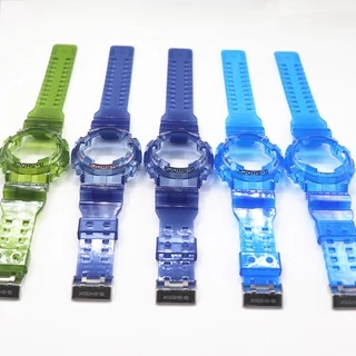 สายนาฬิกาข้อมือ สีโปร่งใส กันน้ํา สําหรับ Casio G-SHOCK GA120 110 100 GD100 GD110 GD120 GA-110GB GAX-100