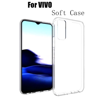 เคสใส ใช้สำหรับ Vivo V21 Y31 Y72 Y52 5G Y20 Y20sG Y20g Y20s Y12s Y12a V20 SE X60 Pro Y30 Y50 Y19 Y17 Y15 Y12 Y11 V25 V25E V23E Pro 5G 2022