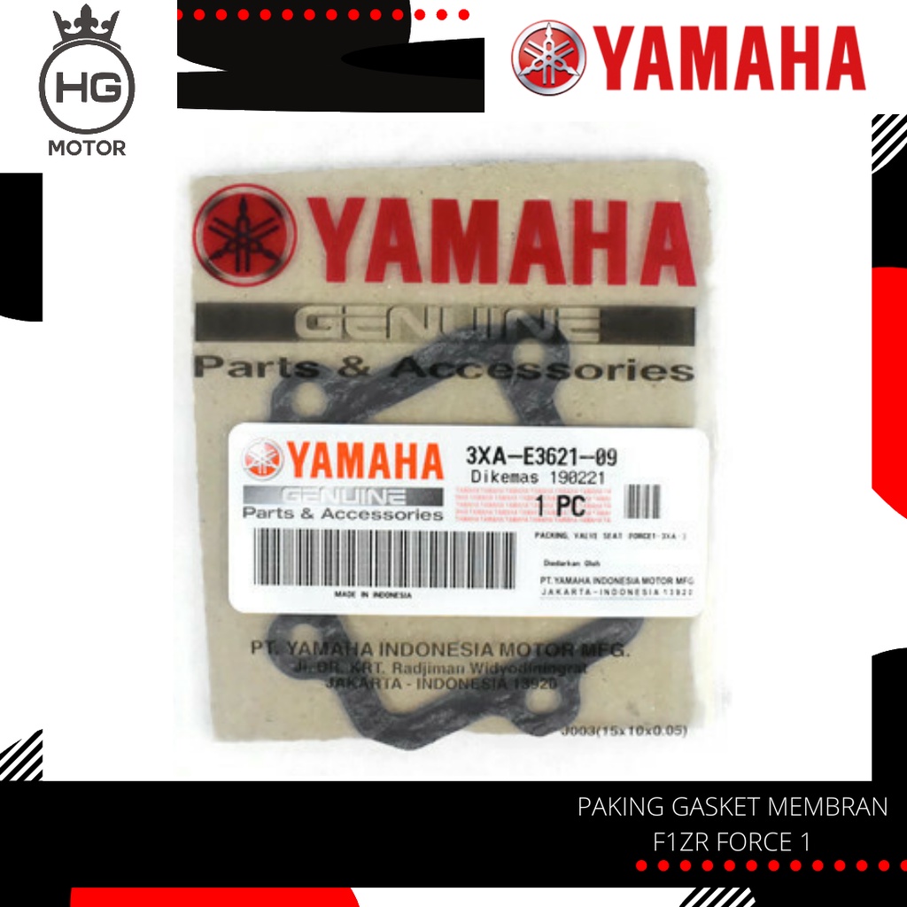 F1ZR FORCE 1 MEMBRANE GASKET ORIGINAL YAMAHA 3XA-E3621-09