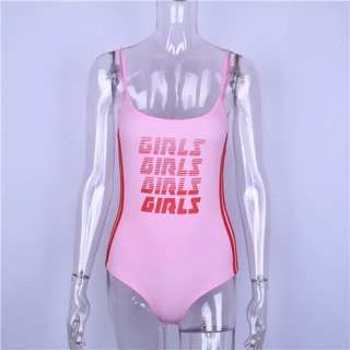 🔥Sale!Bodysuitชมพู girls girls girls