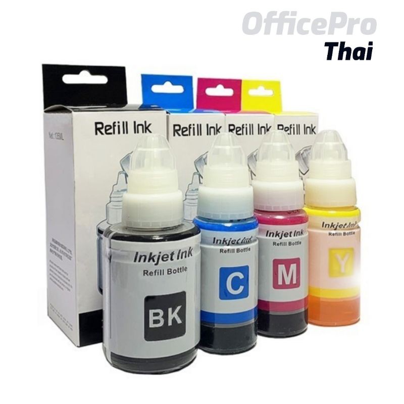 หมึกเติมอิงค์เจ็ท 4 สี 790 CMYK รุ่น GI-790 BK, GI-790 C, GI-790 M, GI-790 Y Cyan/Magenta/Yellow/Bla