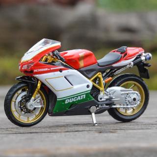 Maisto 1:18 Ducati 1098S รถหล่อแบบคงที่โมเดลรถจักรยานยนต์ของเล่นงานอดิเรกของสะสม