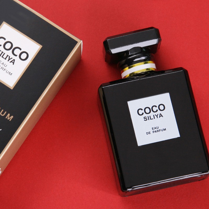 น้ำหอม COCO Siliya black ของแท้100% สีดำกลิ่นสปอร์ตยูนิเซ็ก 50ml.