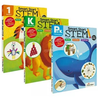 พร้อมส่ง Smart Start STEM workbook : Evan-Moor หนังสือกิจกรรมภาษาอังกฤษ สำหรับเด็ก ปกอ่อน