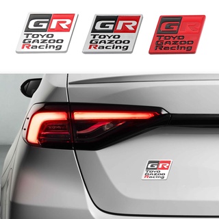 สติกเกอร์โลโก้ GR Gazoo Racing สําหรับติดตกแต่งรถยนต์ Toyota HV YARiS GRMN 86 GR Sport RZ RC RS Prius Lexus Harrier GR