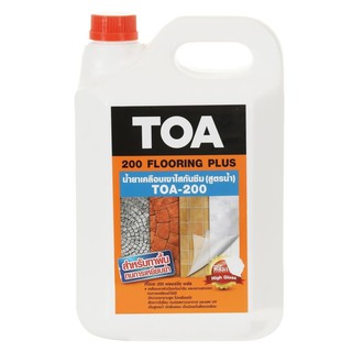 น้ำยาเคลือบเงาใสกันซึม TOA-200 5 ลิตรFLOORING PLUS WATERPROOFING TOA-200 5L