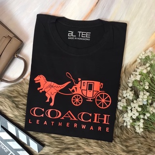 เสื้อยืดแขนสั้น พิมพ์ลาย COACH นําเข้าจากโรงงาน BLTEE HONG KONG