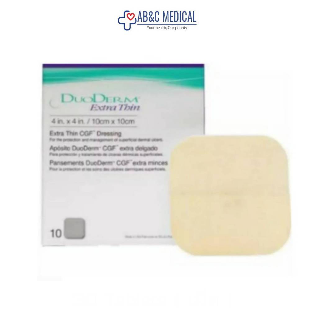 Duoderm extra thin 4*4 นิ้ว ราคาต่อ 1 แผ่น  exp .06/01/2026