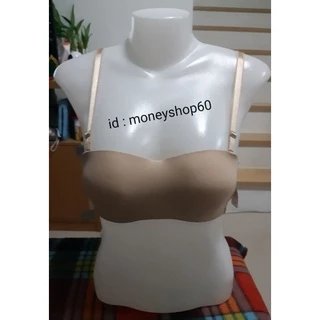 *Anny 9686 เสื้อในเกาะอก ฟองน้ำหนา 4.5 cm ไม่มีโครง ถอดสายได้ อกดูมๆๆ ในพริบตา ถอดสายได้