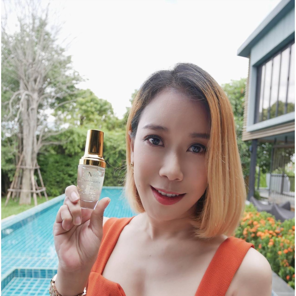 เซรั่มทองคำ24k ลดฝ้า ลดริ้วรอย ปรับผิวกระจ่างใส ผสมโสมเกาหลี (30ml) Gold Ginseng Serum Natural Sense ราคา ถูกที่สุด ดีลบีเคเค แกลเลอรีภาพที่ 6