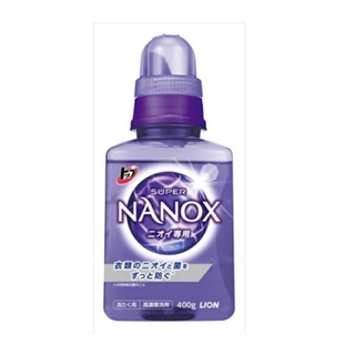 Top Super Nanox Laundry Detergent Liquid สีม่วง เน้นขจัดกลิ่น (400g)