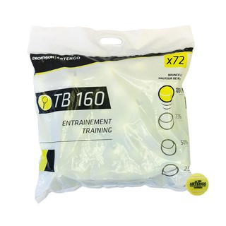 ลูกเทนนิส รุ่น TB160 (แพ็ค 72 ลูก) (สีเหลือง) Tennis Ball TB160 72-Pack - Yellow