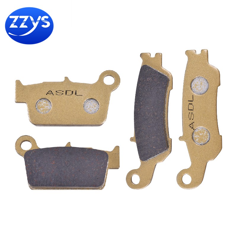 ชุดผ้าเบรคหน้าหลังเซรามิกรถจักรยานยนต์สําหรับ YAMAHA YZ125 YZ250 YZ450 2008-2012