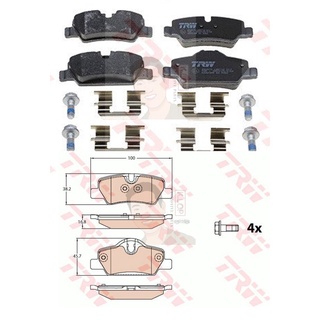 GDB2088 ผ้าเบรค-หลัง(TRW) (เนื้อผ้า COTEC) MINI COOPER 2.0 HATCHS F56 16