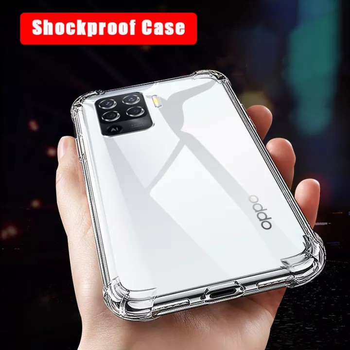 OPPO A78 A17 A17K A77s A76 A96 A77 A57 A74 A54 A94 A16 A95 A15s A15 A53 A93 A73 A12 A92 A3s A5s A12e A52 A72 เคสใสกันกระแทก