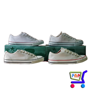 191 รองเท้า ผ้าใบ มาแชร์ Mashare all star สีขาวแดง,ขาวดำ,ครีมแดง,ครีมแดง 37-45