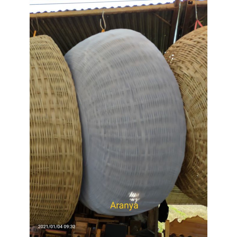 ผ้าคลุมฝาชี กันแมลง ฝุ่น คละสี ใช้กับฝาชี 20-24 นิ้ว รูปที่ 2