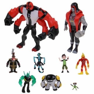 ชุดของเล่นฟิกเกอร์ Ben 10 Action Figure Play set 9 ชิ้น/ชุด