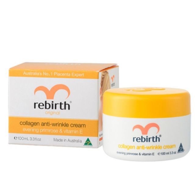 Rebirth Collagen Anti-Wrinkle Cream 100ml. ครีมรกแกะผสมคอลลาเจน