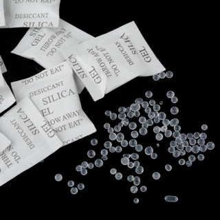 สารกันชื้น silica gel ( pack 1g 100ชิ้น) ส่งฟรีไม่ต้องใช้โค้ดจ้า