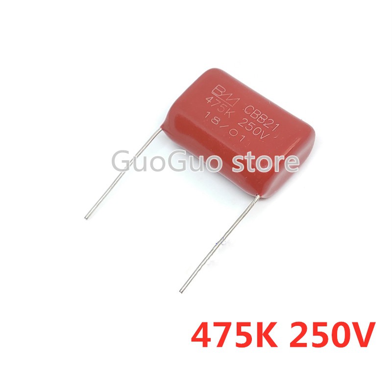 CBB Capacitor 475K 250V 475 4.7Uf CBB21 CBB22 Metallized Polypropylene Film Capacitor Pitch 25 มม.
