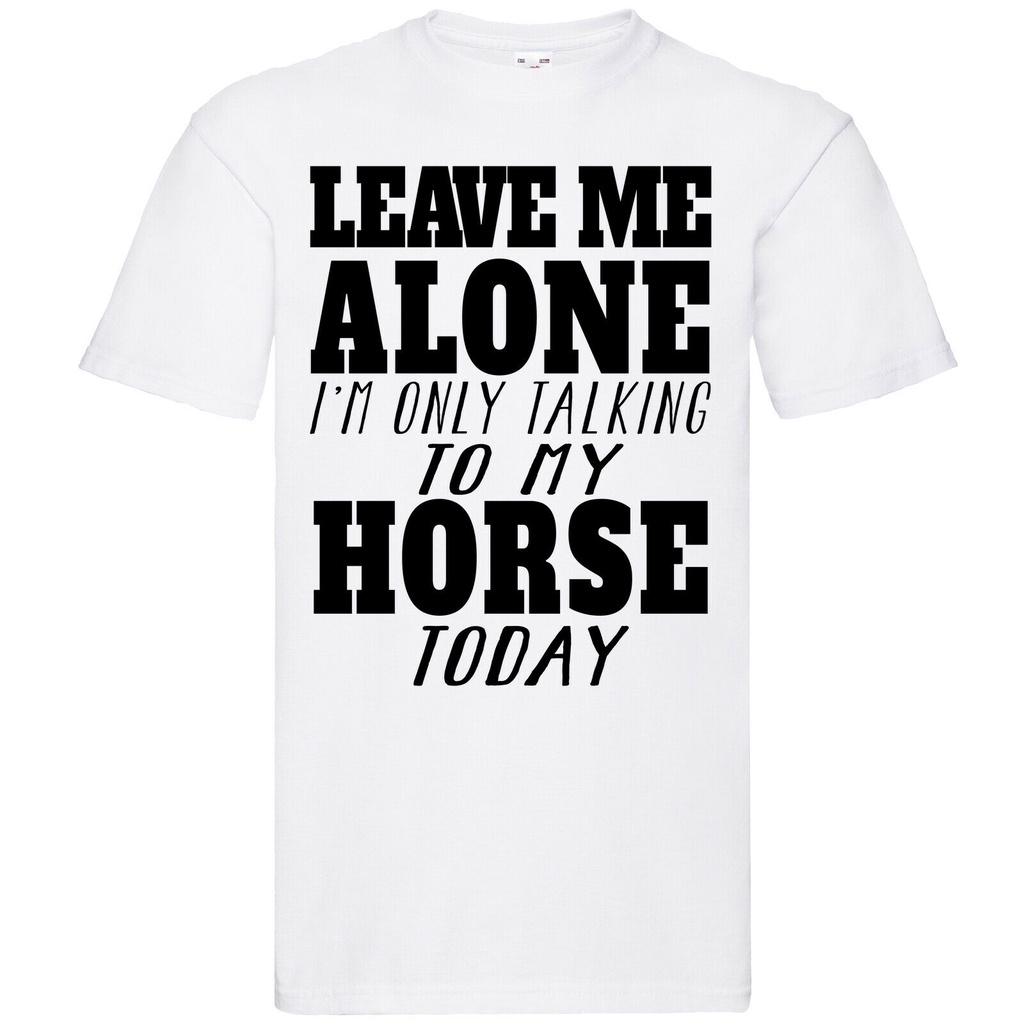 Nicely Cute Leave Me Alone Printing Mens Fun Tees