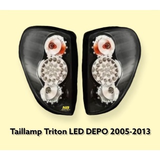 ไฟท้ายไตรตัน​ triton 2005 2006 2007 2008 2009 2010 2011 2012 ไฟท้ายแต่ง tail lamp MITSUBISHI TRITON ปี2005-2012 DEPO